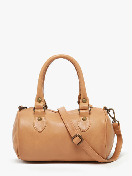Cross Body Tas Strappy Leder Basilic pepper Bruin strappy BSTR01 ander zicht 5